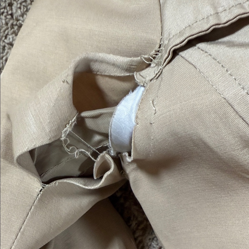 Guess Beige Ruffle Trench Coat SKU1421 - Picture 4 of 10